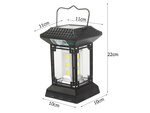 Päikeselamp koos hämaruse liikumisanduriga 5 režiimi 60 led cob kaugjuhtimispuldiga