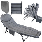 Lit de voyage pliant matelas inclinable lit de campagne léger et portable