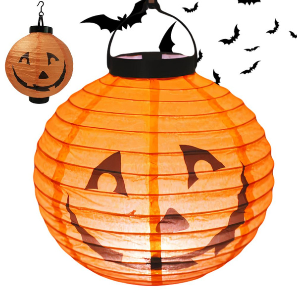 Lampijon buče vodil žareče dekoracijo halloween papirja dekoracijo