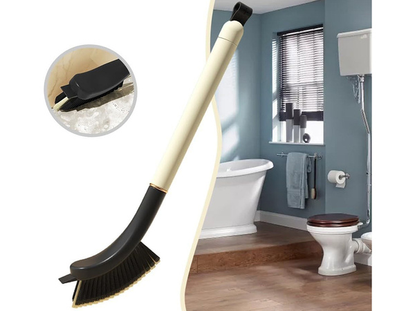 Szczotka do czyszczenia rowków szczelin skrobak do szorowania penseta 2w1