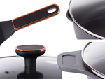 Casserole poêle avec couvercle 4.2l induction