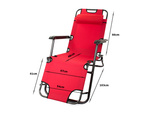 Silla de playa plegable gravedad cero 2en1 silla turística