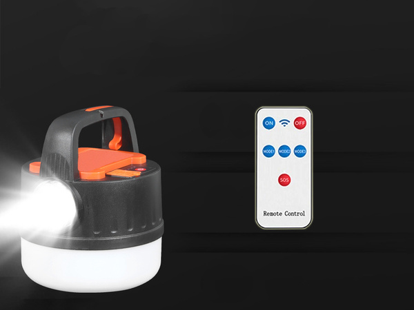 CAMPING CAMPING LICHT WIEDERAUFLADBARE LED USB TOURISTEN SUCHSCHEINWERFER HAKEN