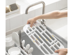 Scurgător chiuvetă uscător fructe legume pentru uscare telescopic