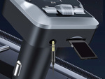 Fm mp3 mp3 transmitter volume 2 x usb c bluetooth 5.3 12v sd card