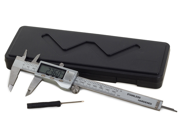 Elektronický kovový kaliber l150 lcd digitálny