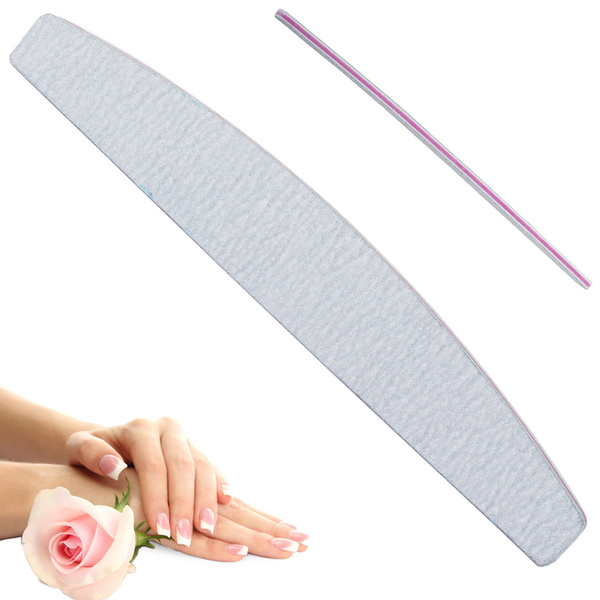 Double-sided nail file 100/180 zebra boat