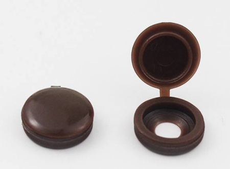 TAPAS PARA TORNILLOS 100 PCS MARRÓN (400)