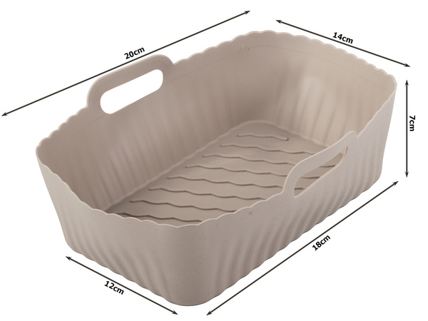 Inserto de silicona para freidora sin aceite airfryer molde para hornear