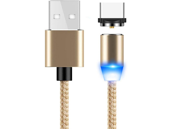 Magneetilaadimiskaabel 3w1 micro typ-c usb lightning 1m