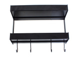 Estante de cocina colgado de la pared percha doble
