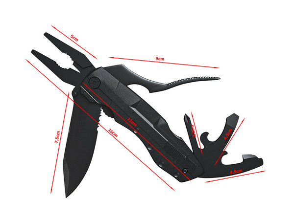 Multitool multifunkciós szerszám zsebkés tokban