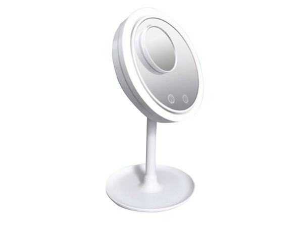 Kosmetické make-up zrcadlo s led ventilátorem