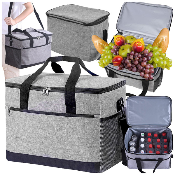 Thermal bag lunch box picnic food for the beach for drinking fridge 16l