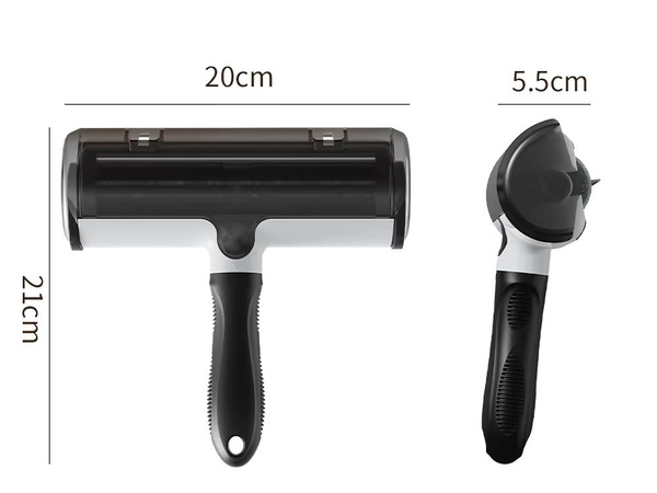 Brush roller roll cleaning hair collection multiple use