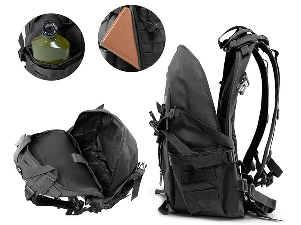 MOCHILA MILITAR TÁCTICA SUPERVIVENCIA MILITAR SENDERISMO TREKKING 30L