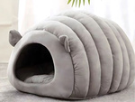 Lit en peluche cocon pour chien chat oreiller doux literie fluffy