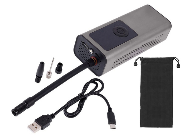 Bateriové čerpadlo pro jízdní kolo auto elektrický kompresor 10 bar lcd