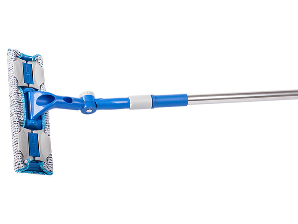 Window washer with telescopic wiper