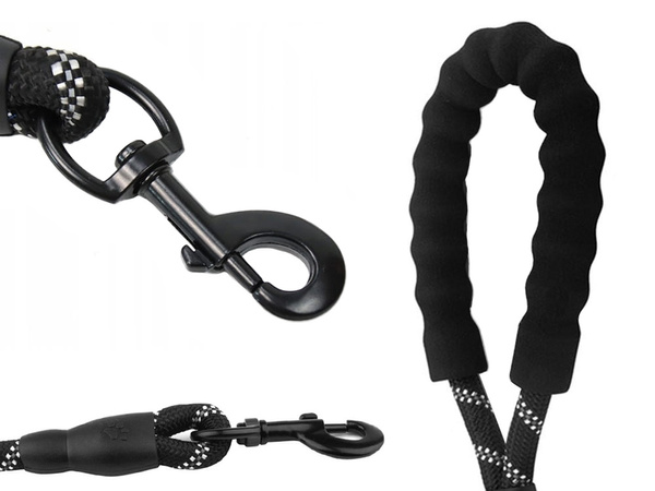 Starkes hundetraining seil leine mit griff reflektor dick langlebig
