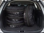Anvelope acoperă roți roți 13-17 inch set de 4pcs impermeabil cu mâner
