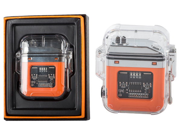 Plazma öngyújtó led lámpával elektromos usb