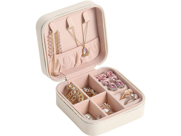 Шкатулка-органайзер для ювелирных украшений шкатулка на молнии