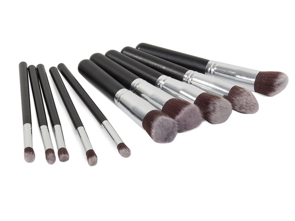 Set of professional make-up brushes 10 pieces