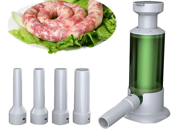 Mână cârnați umplutură cu 4 sfaturi verticale spritzer mașină