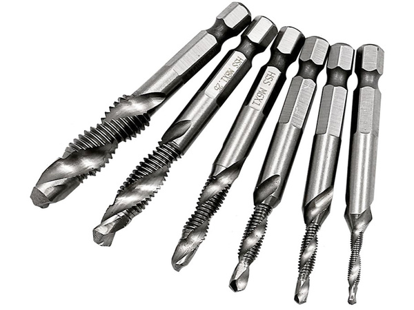M3-10m kuuskantpuuripuurid hss keermestamise komplekt 6 tk