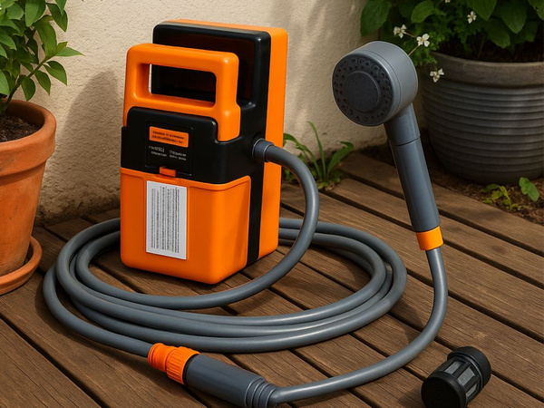 Prenosna električna turistična tuš usb črpalka kamping avto