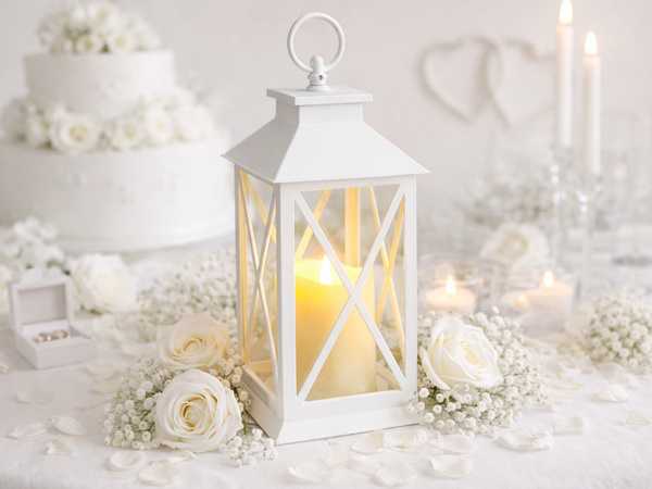 LÁMPARA DECORATIVA LED CON VELA ELÉCTRICA A PILAS DECORATIVA