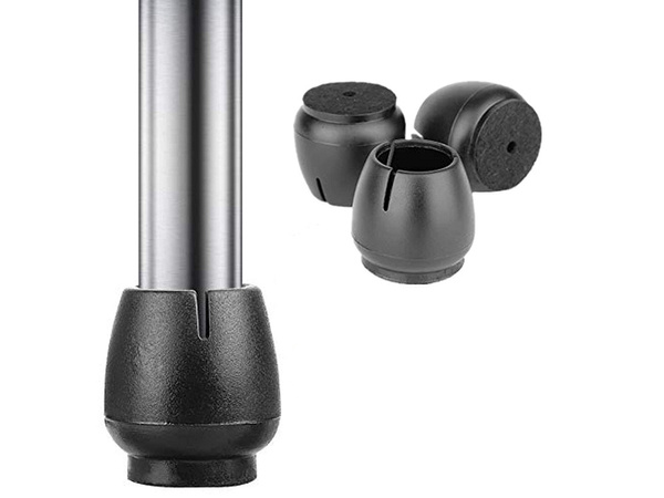 Kėdžių kojų dangteliai veltinis 12-16 mm juodas 16 vnt.