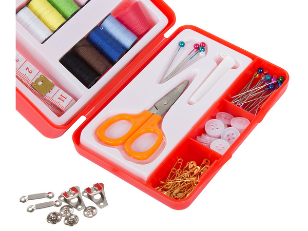 Kit de costura costurero agujas hilo alfileres