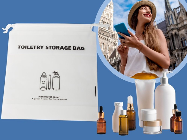 Geantă de machiaj pentru articole de toaletă organizator de călătorie pentru aeronave