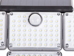 Solárna lampa 181 led so súmrakovým senzorom pohybu + diaľkové ovládanie záhradná pouličná lampa