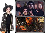 Kostým čarodejníka halloween plášť klobúk
