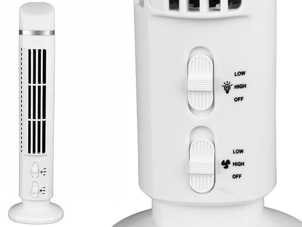 Ventilateur colonne lampe de bureau ventilateur sur pied ventilateur sans pale ventilateur