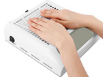 Bagless manicure cassette nail dust collector 80w with filter