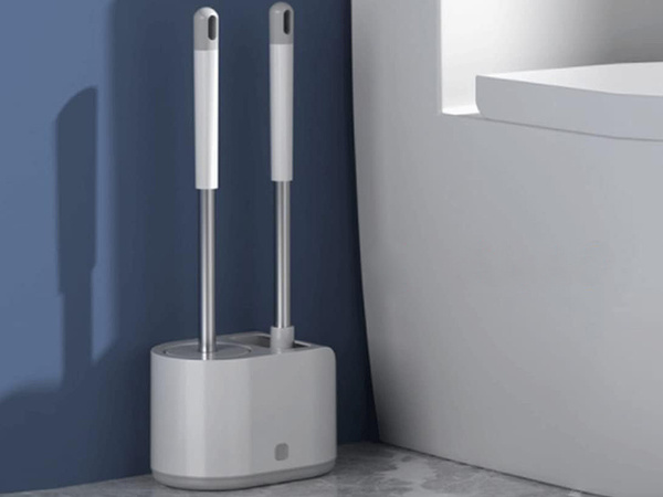 Perie de toaletă silicon wc set set dublu 2in1 toaletă