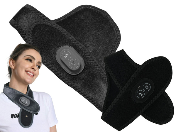 Kakla sāpju atvieglojums kakla masieris sasilšanas masāžas aproce usb viegls