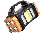 Lanternă solară portabilă reîncărcabilă led cob powerbank proiector