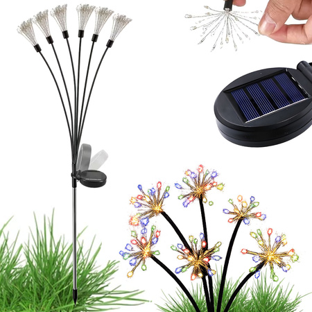 SOLAR LED KERTI LÁMPA Tündérfény KERTI NYÁKON, 2 db