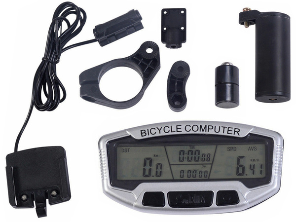 Ūdensizturīgs lcd velosipēdu skaitītājs 28 funkcijas velosipēds