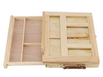 Caballete de escritorio estuche de madera con cajón regulable en inclinación