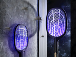 Tapette a mouches electrique pour moustiques mites insectes avec lampe uv avec support