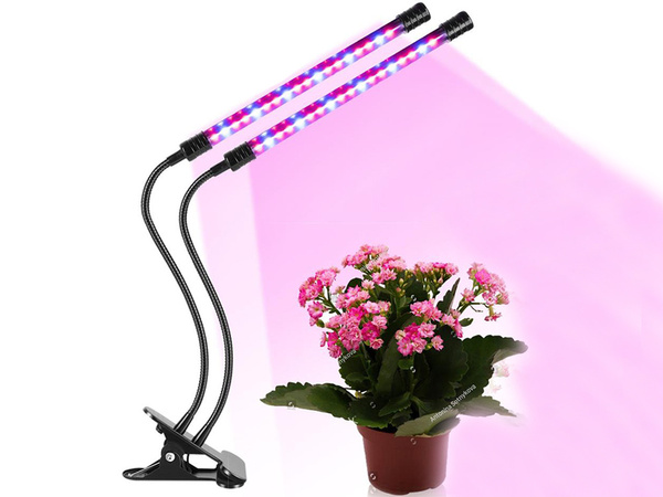 2x taimekasvatuslamp 40 led taimeri usb klipp