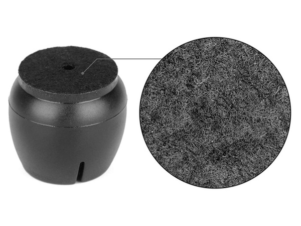 Székláb sapkák filc 12-16mm fekete 16db 16db