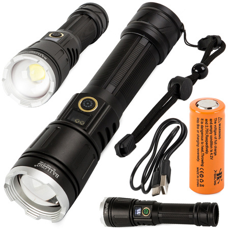 Military bailong led tactical torch xhp160 zoom