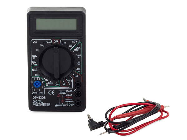 Digital multimeter lcd electronics current meter